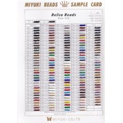 Color chart Miyuki Delica 8/0 (DBL)  - Sample Card (n°892) - New Color|raw }}