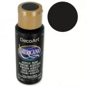 Acrylic paint high quality - DecoArt Americana  - Ebony Black x59 ml