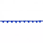 Beaded thread with seed beads 2.4 mm for DIY creations - Blue x 3m