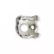 Setting with open back for round cabochons PureCrystal 1028/1088 4 mm Silver Tone x10