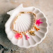 Metallic cord Mokuba 2 mm - Dark green golden thread x1m