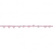 Beaded thread with seed beads 2.4 mm for DIY creations - Hot Pink x3m|raw }}