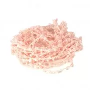 Beaded thread with seed beads 2.4 mm for DIY creations - Peach x3m