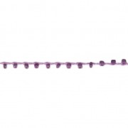 Beaded thread with seed beads 2.4 mm for DIY creations - Violet x3m|raw }}