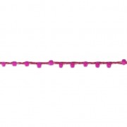 Beaded thread with seed beads 2.4 mm for DIY creations -  Fuchsia x3m|raw }}