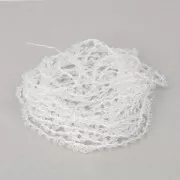 Beaded thread with seed beads 2.4 mm for DIY creations -  Transparent x3m