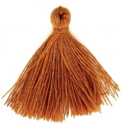 Cotton tassel 27-30 mm Golden Brown x1|raw }}