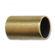 Tube bead with large hole 10x6 mm for 5 mm cord Bronze Tone x1