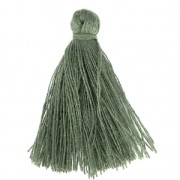 Cotton tassel 27-30 mm Kaki x1