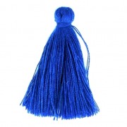 Cotton tassel 27-30 mm Electric Blue x1|raw }}
