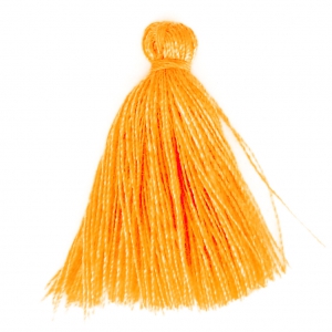 Cotton tassel 27-30 mm Orange x1