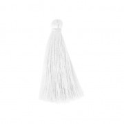Tassel imitation silk 40 mm White|raw }}