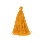 Tassel imitation silk 40 mm Yellow