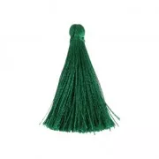 Tassel imitation silk 40 mm Green