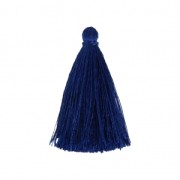 Tassel imitation silk 40 mm Navy Blue x1