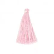 Tassel imitation silk 40 mm Baby Pink