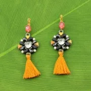 Tassel imitation silk 40 mm Baby Pink