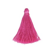 Tassel imitation silk 40 mm Fuchsia