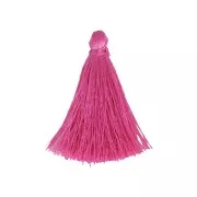 Tassel imitation silk 40 mm Fuchsia