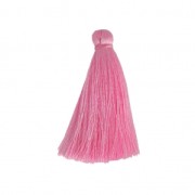 Tassel imitation silk 40 mm Pink|raw }}