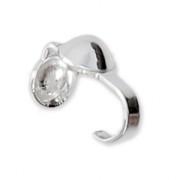 3mm 925 Sterling Silver ?clamshell beads - Made in Europe x10