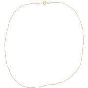 1.1mm Choker Cable chain links - Gold filled x 38.1cm|raw }}