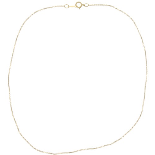 1.1mm Choker Cable chain links - Gold filled x 38.1cm