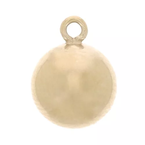 Gold-filled Ball charms 3 mm x4