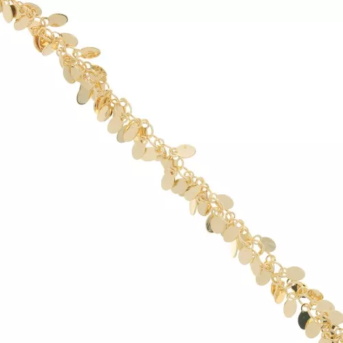 Chain with fancy drop mesh 13 mm Gold Tone x 50 cm