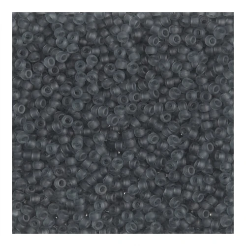 Miyuki Seed beads 15/0 152F - Transparent Gray Mat x8g