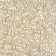 Miyuki Seed beads 11/0 2442 - Crystal Ivory Gold Luster x8g