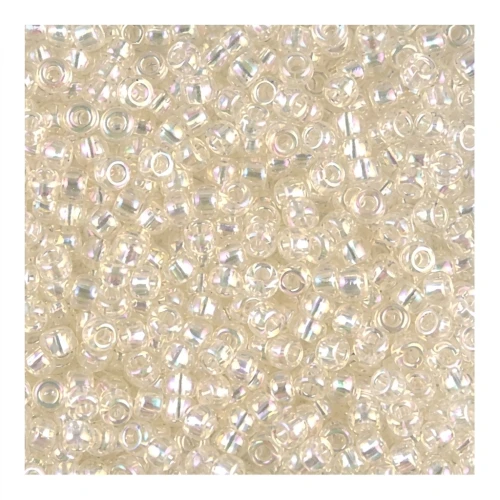 Miyuki Seed beads 11/0 2442 - Crystal Ivory Gold Luster x8g