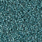 Miyuki Delica Duracoat 11/0 DB1847F - Galvanized Dark Sea Foam Mat x8g|raw }}