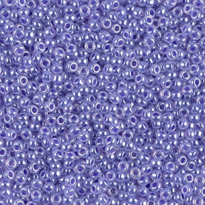 Miyuki seed beads 15/0 538 - Lilac Ceylon x8g