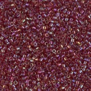Miyuki Delica 11/0 DB1242 - Transparent Dark Cranberry AB x8g|raw }}