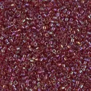 Miyuki Delica 11/0 DB1242 - Transparent Dark Cranberry AB x8g