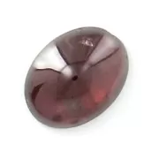 Oval Cabochon 8x6 mm Garnet x1