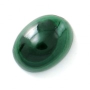 Oval Cabochon 8x6 mm Malachite x1|raw }}