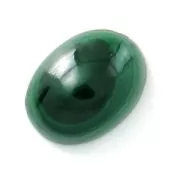 Oval Cabochon 8x6 mm Malachite x1