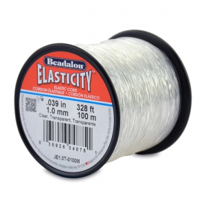 Elasticity thread 1 mm - Transparent x100m
