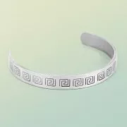 Aluminium Flat cuff bracelets to form and customize 150x38 mm x4