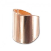 Wide ring 21 mm Rose Gold Tone x1|raw }}