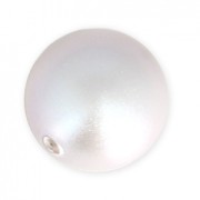 PureCrystal Half-drilled Pearl 5818 4 mm Crystal Dove Iridescent Grey Pearl x1|raw }}