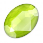 PureCrystal 4120 Oval Fancy Stone 14x10 mm Crystal Lime x1