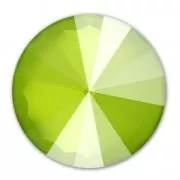 PureCrystal 1122 Rivoli Round Stone 14 mm Crystal Lime x1