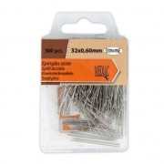 Extra fine steel pins 32x0.60 mm x300|raw }}