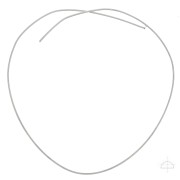 925 Sterling Silver Half Hard Band bracelet wire 3x1.5 mm x 50 cm