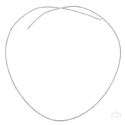 925 Sterling Silver Half Hard Band bracelet wire 3x1.5 mm x 50 cm