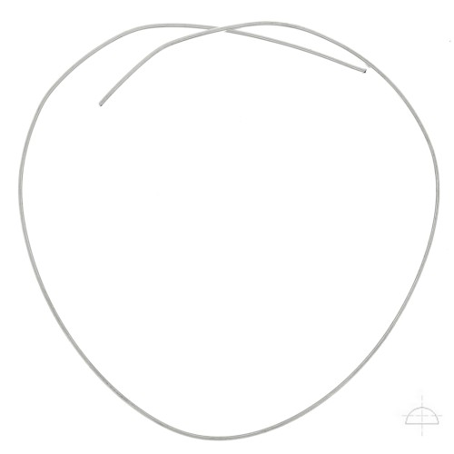925 Sterling Silver Half Hard Band bracelet wire 3x1.5 mm x 50 cm