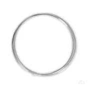 925 Sterling Silver Half Hard Band bracelet wire 2x1 mm x 1m